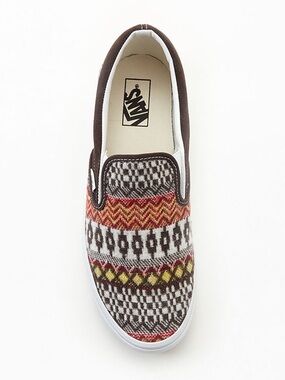 Vans Fair Isle Classic Slip On Shoes